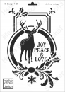 Schablone-Stencil A4 198-1408 Christmas Vintage